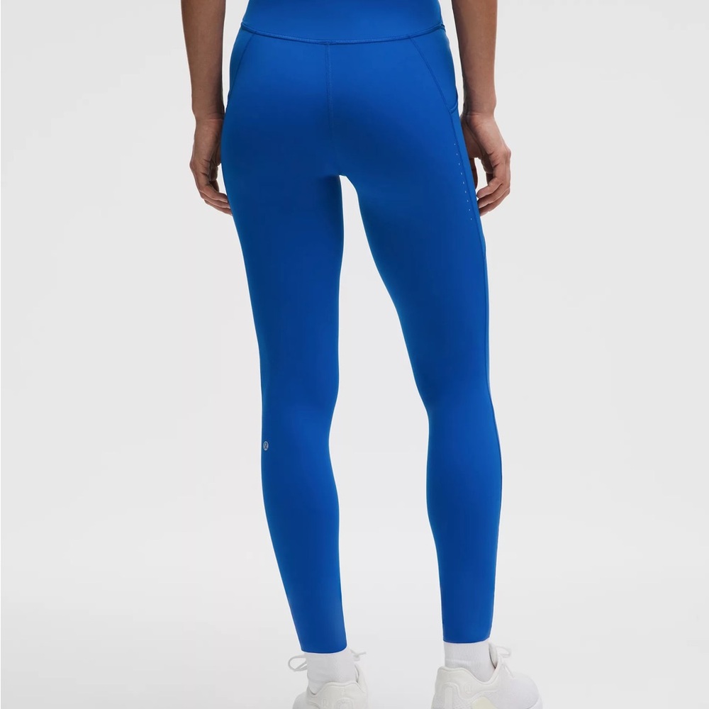Lululemon Fast and Free Women's Blue Leggings